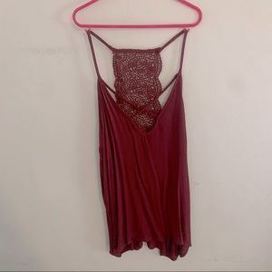 Charlotte Russe Maroon Tank